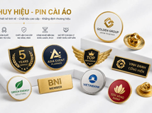 Huy hiệu, pin cài áo là gì? Giải pháp nhận diện thương hiệu tinh tế cho doanh nghiệp