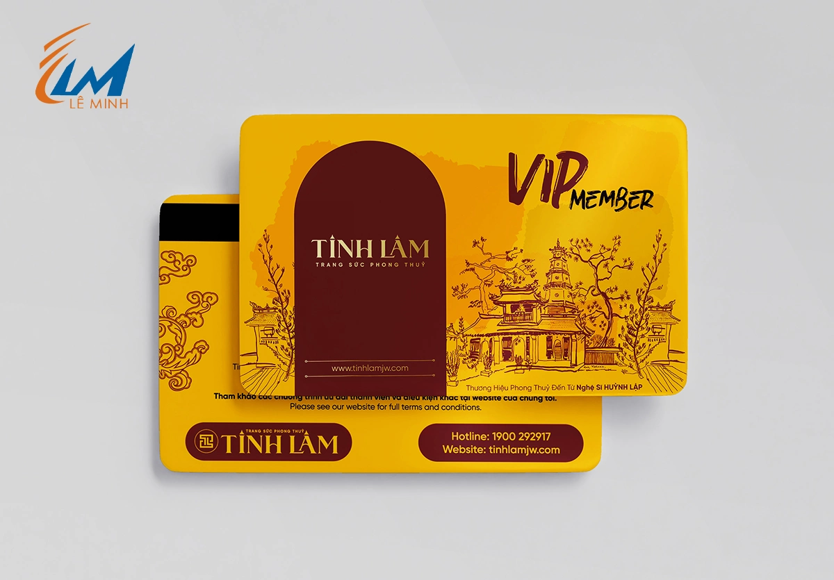 In thẻ VIP chất liệu nhựa pvc
