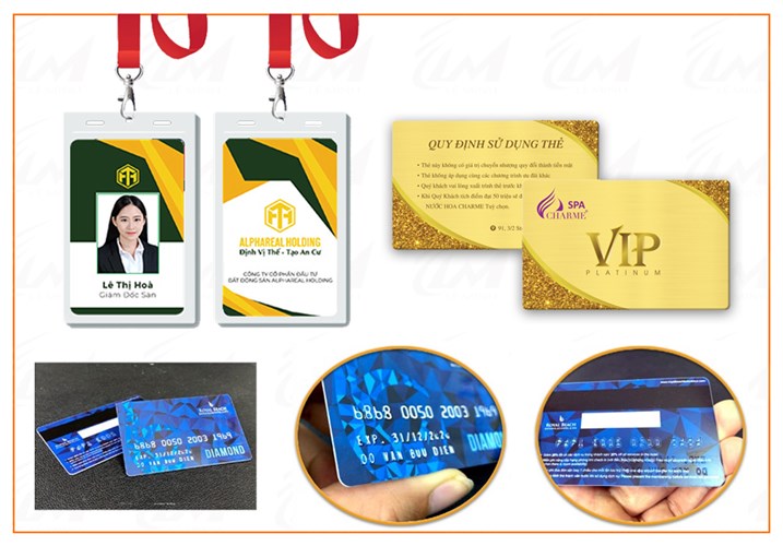 Mẫu thẻ nhân viên bằng nhựa